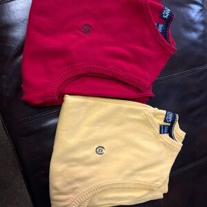 Two men’s size xl chaps sweater vest